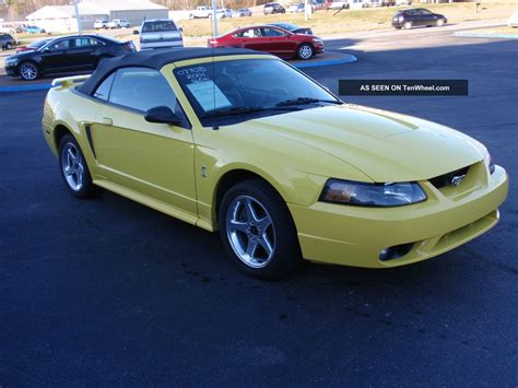 2001 Ford Mustang Svt Cobra Convertible 2 - Door 4. 6l