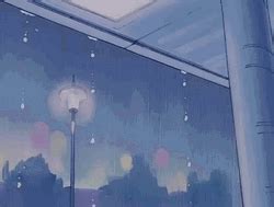 Anime Scenery Rain Gif