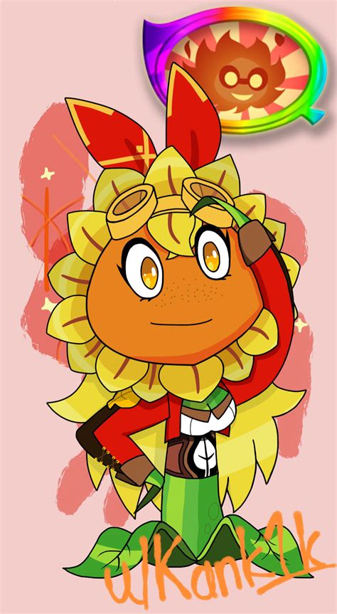 I combined Solar Flare (PvZ Heroes) with Amber! : r/AmberMains