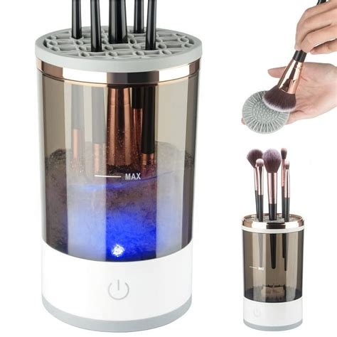 Electric Makeup Brush Cleaner Machine, Automatic Spinning Makeup Brush ...