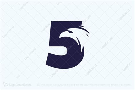 5 55 Eagle Logo