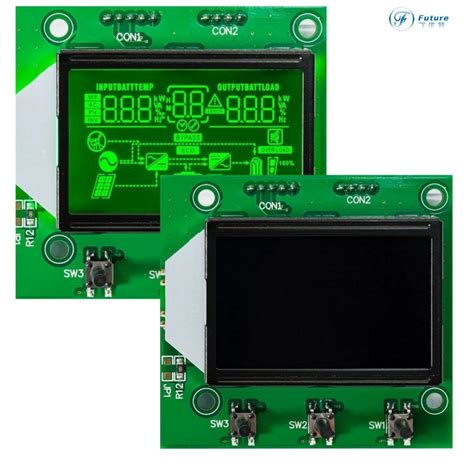 EV Charging Green LED Blacklight, Va Htn LCD Module Display - China LCD ...