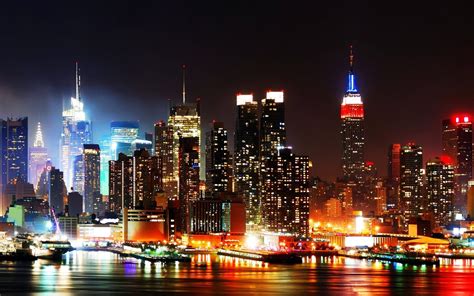 New York City Skyline at Night [2560 X 1600] : r/wallpaper