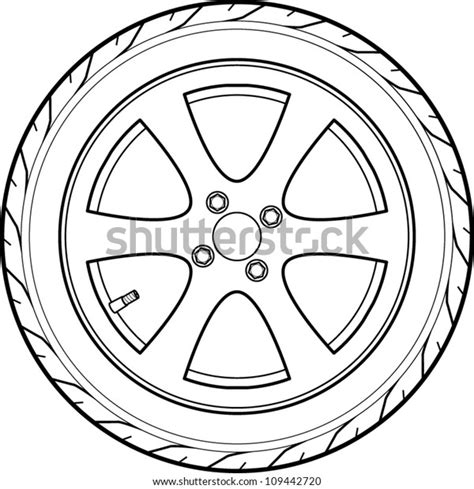 5,576 Tyre Drawing Images, Stock Photos & Vectors | Shutterstock