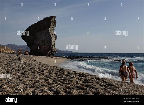 La Playa de los Muertos, at the Cabo de Gata natural park. It is considered one of the most ...