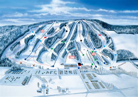 Kungsberget - Plan des pistes de ski Kungsberget