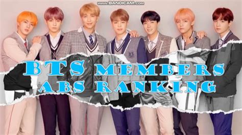 BTS Members ABS Official Ranking - YouTube