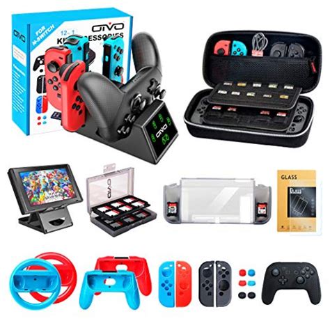 OIVO 12 in 1 Accessories Bundle Kit for Nintendo Switch — Deals from SaveaLoonie!