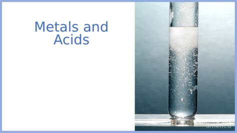 Metals and acids | Teaching Resources