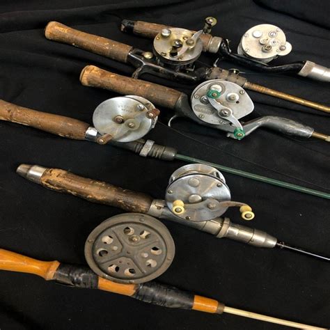 Sold Price: Lot of Vintage Fishing Rods & Reels - January 6, 0120 10:30 AM EST