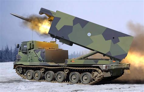 Wallpaper MLRS, MLRS, M270, American universal launcher, Multiple ...