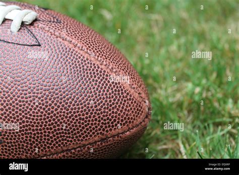 football closeup on grass Stock Photo - Alamy