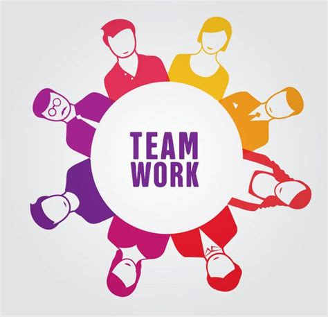 Teamwork People Circle Vector Download