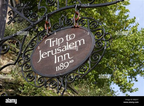 Ye Olde Trip To Jerusalem, Nottingham, England, U.K Stock Photo - Alamy