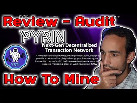 Pyrin Network Overview, How To Setup & Mine - GPU Mining - VoskCoinTalk