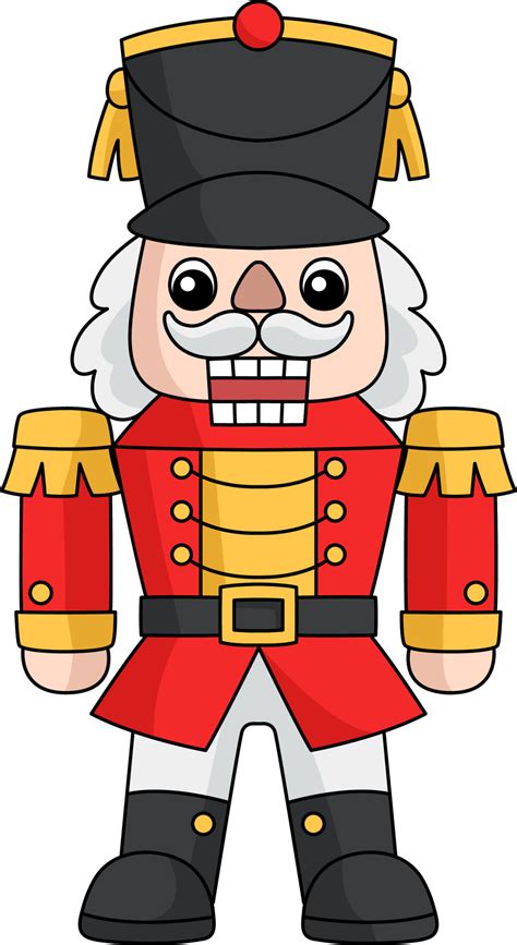 Christmas Nutcracker Cartoon Colored Clipart 10789344 Vector Art at ...