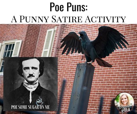 Poe Puns: A Punny Satire Activity Lesson Plan for Middle School + High ...