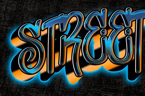 Graffiti Text Effect Style For Photoshop on Behance