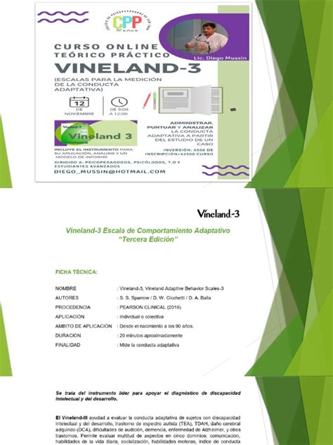 Vineland 3 | PDF | Discapacidad intelectual | Desorden hiperactivo y ...