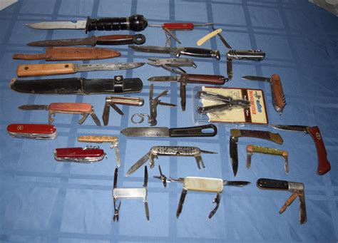 25 Vintage Antique Pocket Folding Fixed Blade Knives Lot Bundle ...