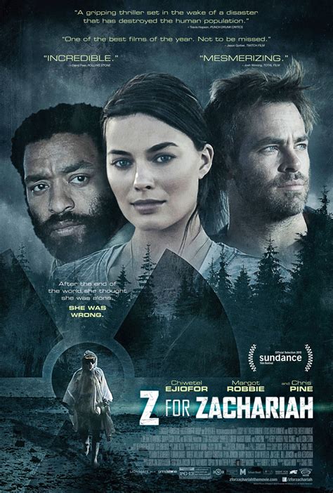 Z for Zachariah (2015) Movie Trailer, Release Date, Cast, Plot