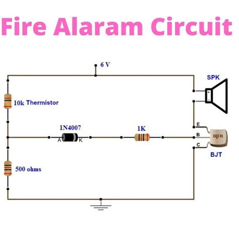 Simple Fire Alarm Circuit Diagram