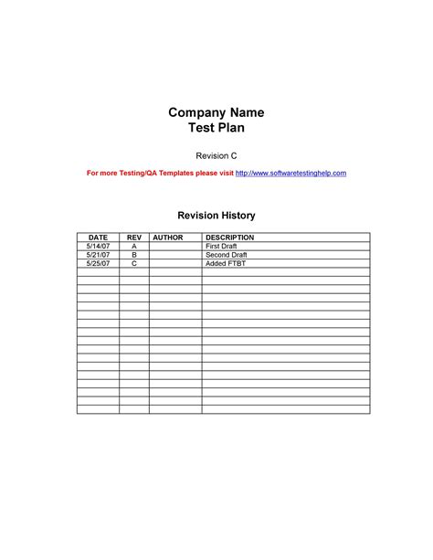 35 Software Test Plan Templates & Examples ᐅ TemplateLab