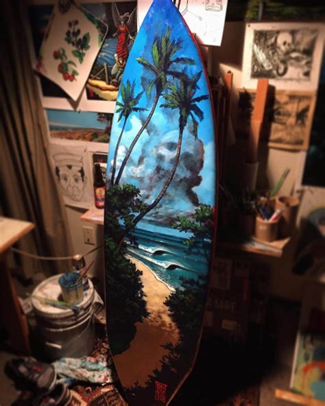 Surfboard art | Club of the Waves