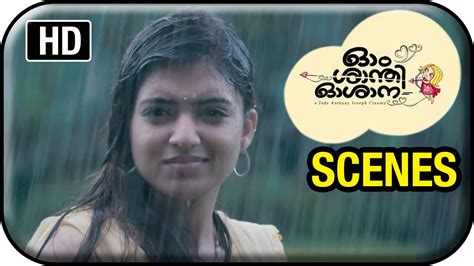 Om Shanti Oshana Movie Scenes HD | Nivin Pauly helps Nazriya in the rain | Renji Panicker - YouTube