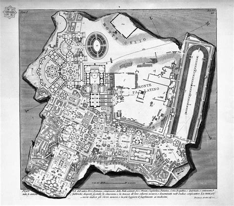 The Roman antiquities, t. 3, Plate XLV. Cross-section of the Pyramid of Caius Cestius ...