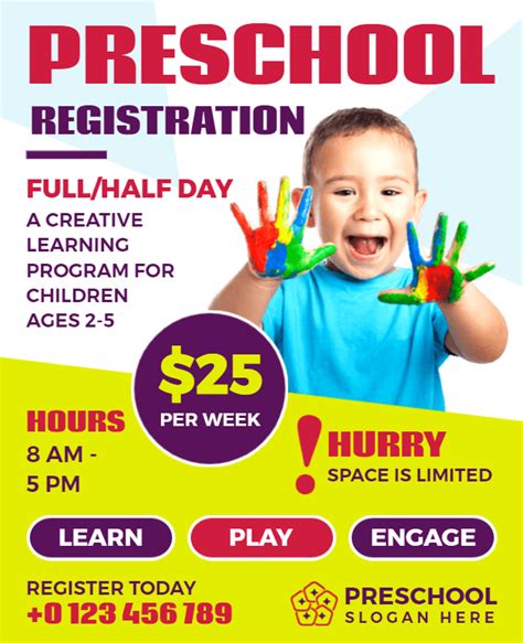 Preschool Flyer Ideas: Captivate Parents and Promote Your Preschool