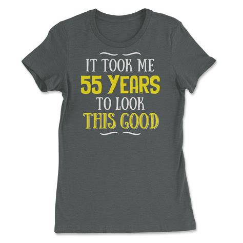 55 Years Old Birthday T-Shirt - Happy 55th Birthday! - Walmart.com