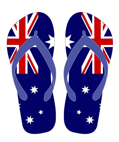 Flip Flops Australian Flag Free Stock Photo - Public Domain Pictures