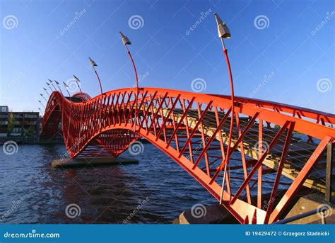 Red Bridge Stock Photography - Image: 19429472