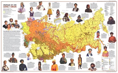 Visual : Map showing the different ethnic groups that lived in the Soviet Union - Infographic.tv ...