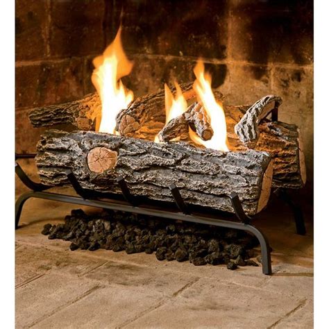 Large Ceramic Logs | Gel Fuel & Ethanol | Fireplace logs, Oak fireplace, Gel fireplace