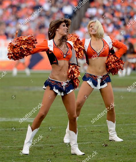 Broncos Cheerleaders Denver Broncos Cheer Leaders Editorial Stock Photo ...