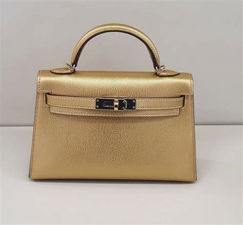 New Hermes Metallic Gold Mini Kelly 2023 — Collecting Luxury | Bags ...