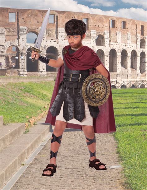 Gladiator Halloween Costumes for Adults & Kids