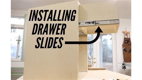 Installing Full Extension Drawer Slides You