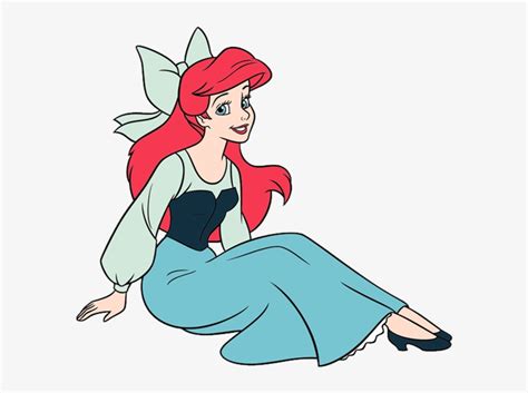 Ariel In Blue Dress - Ariel Little Mermaid Human - Free Transparent PNG Download - PNGkey