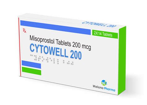 Misoprostol Tablets Manufacturer & Supplier India - Wellona Pharma