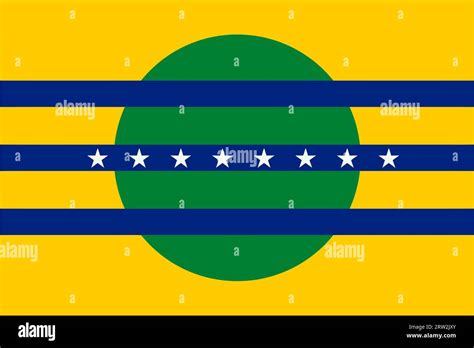 Flag of Bolivar - Venezuela emblem graphic element Illustration ...