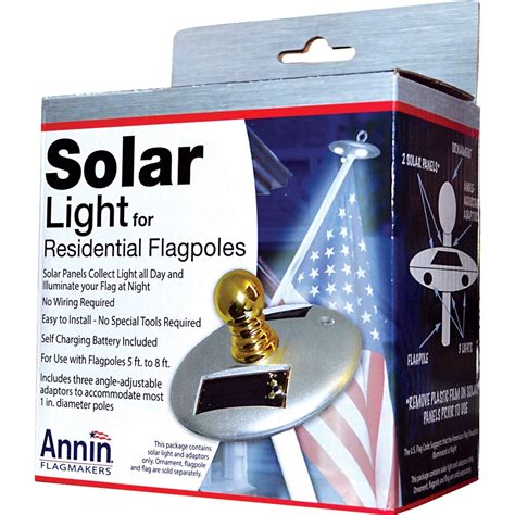 Annin Flagmakers Mini Solar Light For Flagpoles | Flag Poles | Patio ...