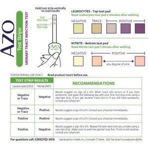 AZO Urinary Tract Infection (UTI) Test Strips, Clinically Tested, 3ct | Pick Up In Store TODAY ...