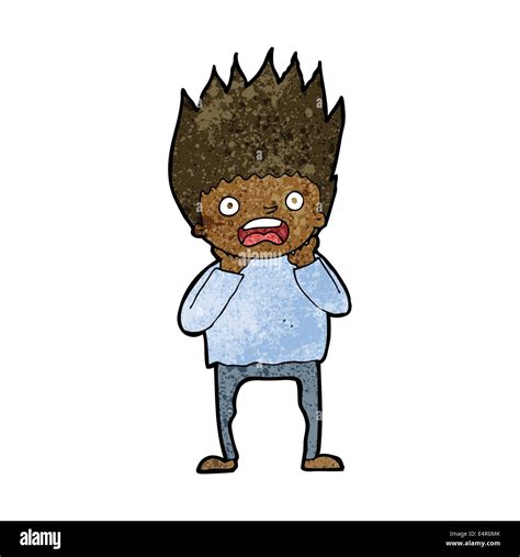 cartoon man panicking Stock Vector Image & Art - Alamy