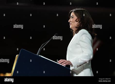 Governor Kathy Hochul delivers remarks during Inauguration ceremony for ...