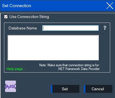 MySQL Connector/Net connection strings | LetSync