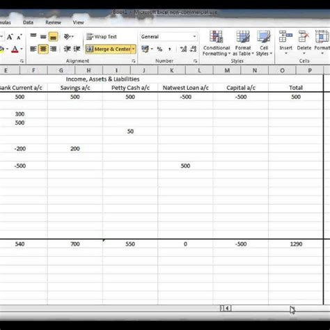 Simple Excel Spreadsheet with Basic Bookkeeping Spreadsheet Simple Examples Excel With Sample ...