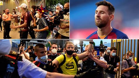 Football: Barcelona fans storm stadium in Messi protests